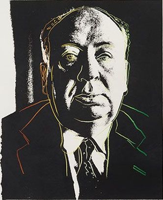 Siebdruck Warhol - Alfred Hitchcock