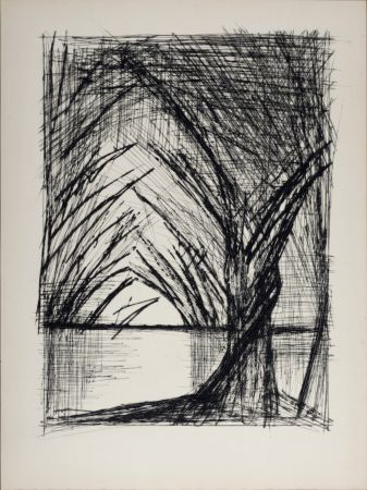 Kaltnadelradierung Buffet - Allée d'arbres, 1959