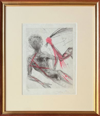 Radierung Dali - Allée des Verges (Penis Alley)