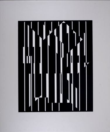 Siebdruck Vasarely - Altair-Neg, circa 1955