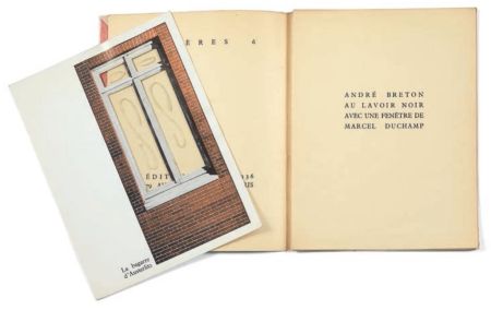 Illustriertes Buch Duchamp - André Breton: AU LAVOIR NOIR. AVEC UNE FENÊTRE DE MARCEL DUCHAMP (1936).