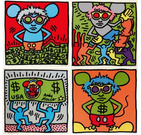 Siebdruck Warhol - Andy Mouse Complete Portfolio