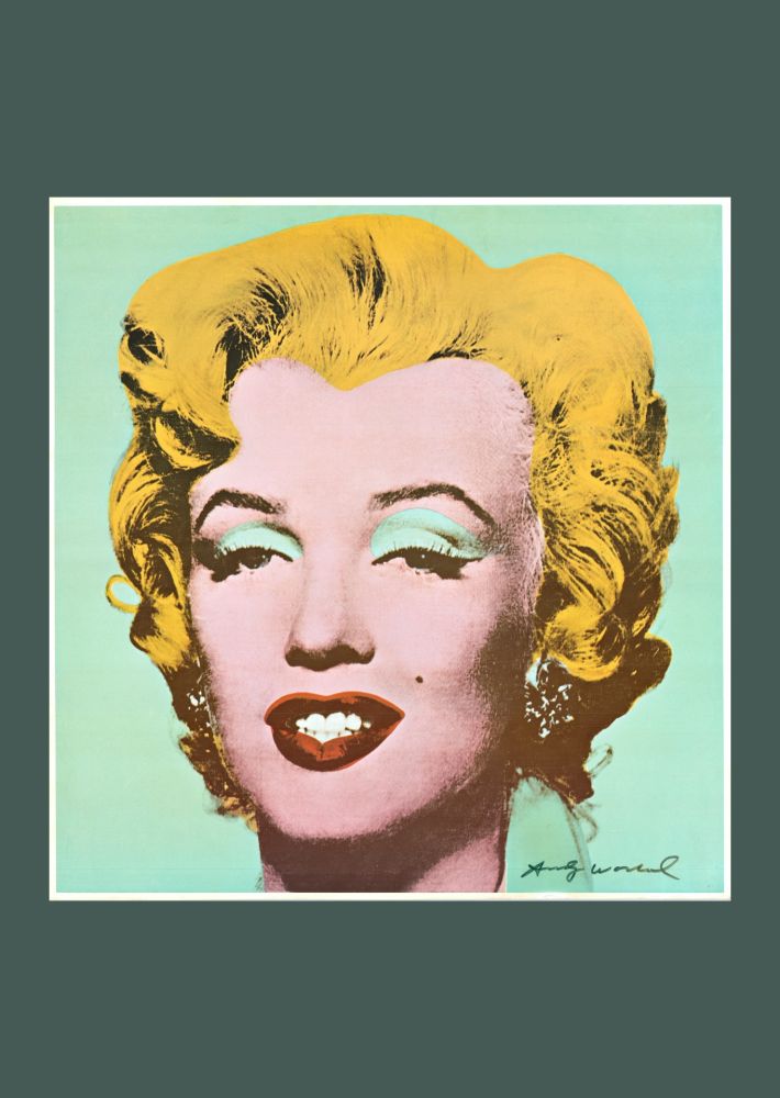 Keine Technische Warhol - Andy Warhol: 'Marilyn Monroe (Tate Gallery)' 1970 Offset-lithograph (Hand-signed)