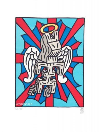 Lithographie Speedy Graphito - Ange