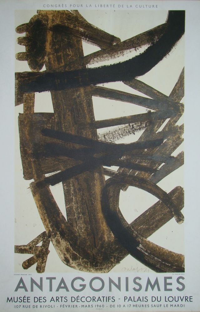 Plakat Soulages - Antagonismes