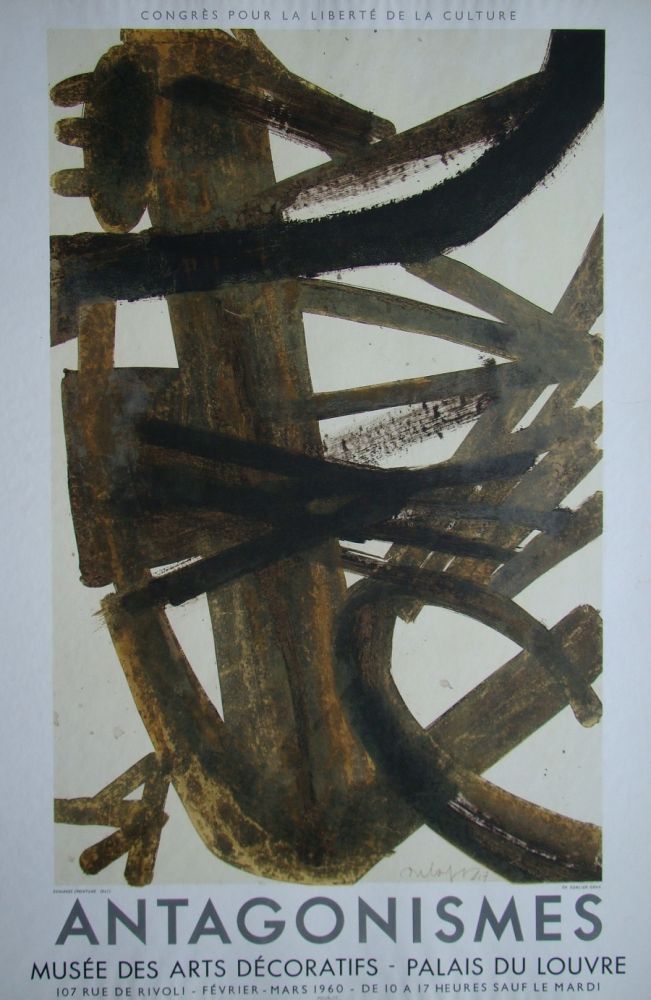 Plakat Soulages - Antagonismes