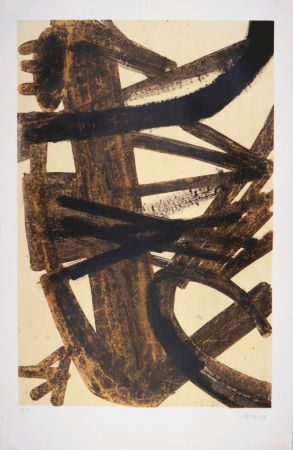 Lithographie Soulages - Antagonismes, 1960 - Hand-signed!
