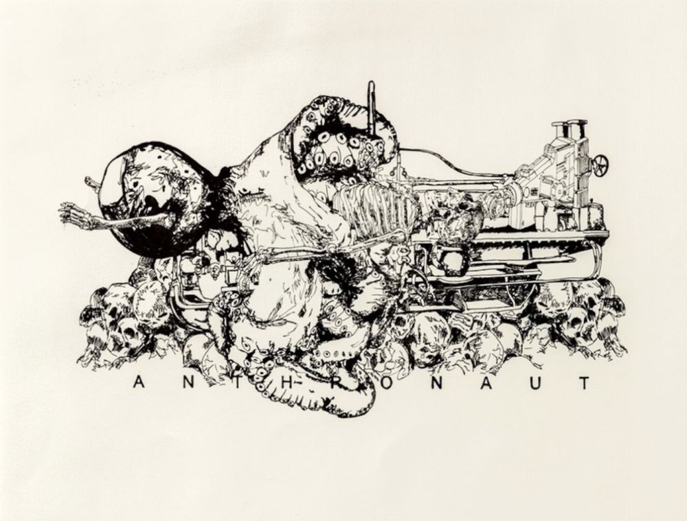 Lithographie Feuerstein - ANTHRONAUT