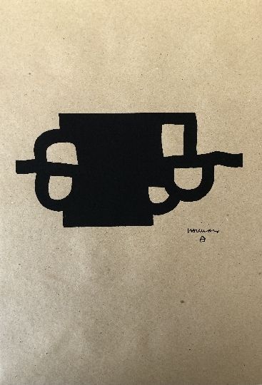 Siebdruck Chillida - Antzo II