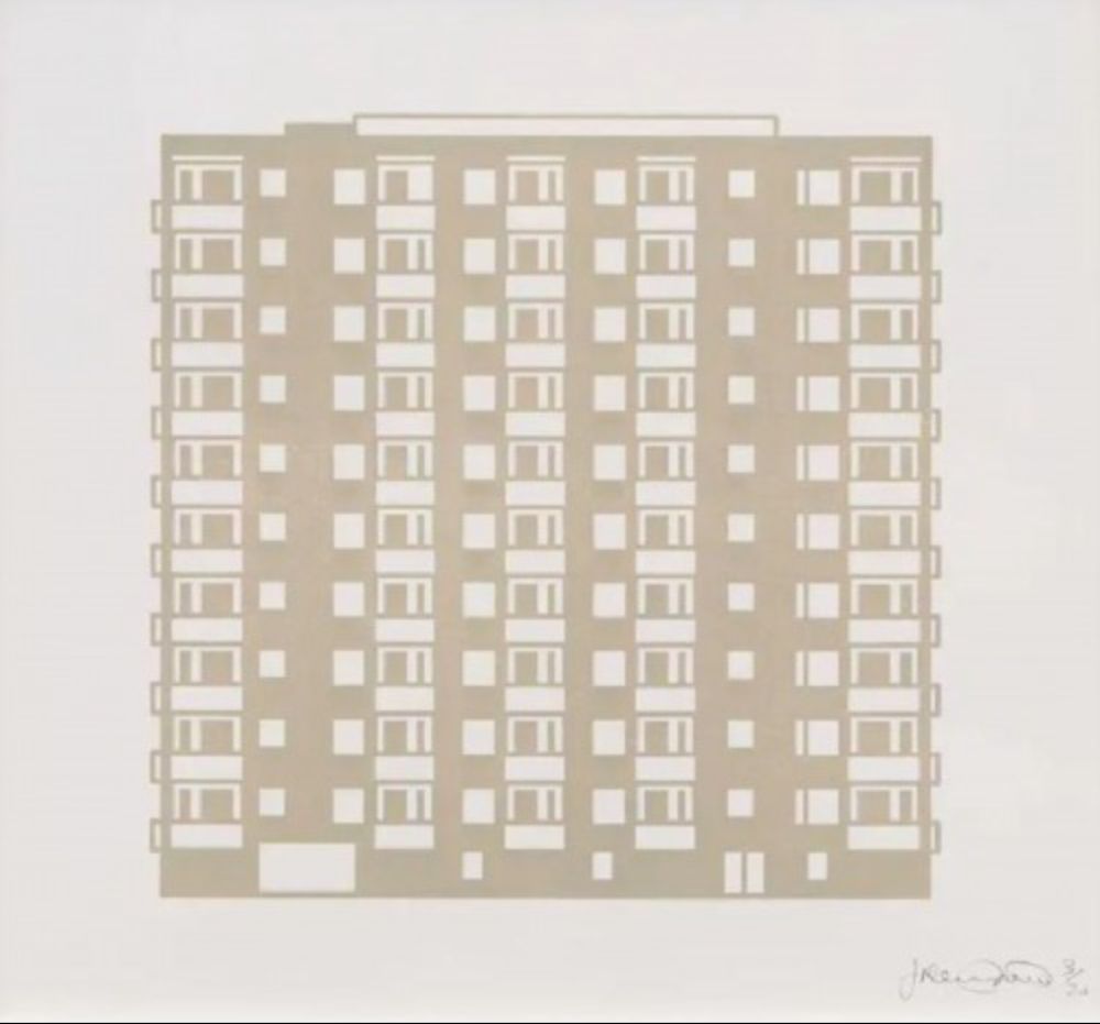 Holzschnitt Opie - Apartment 8