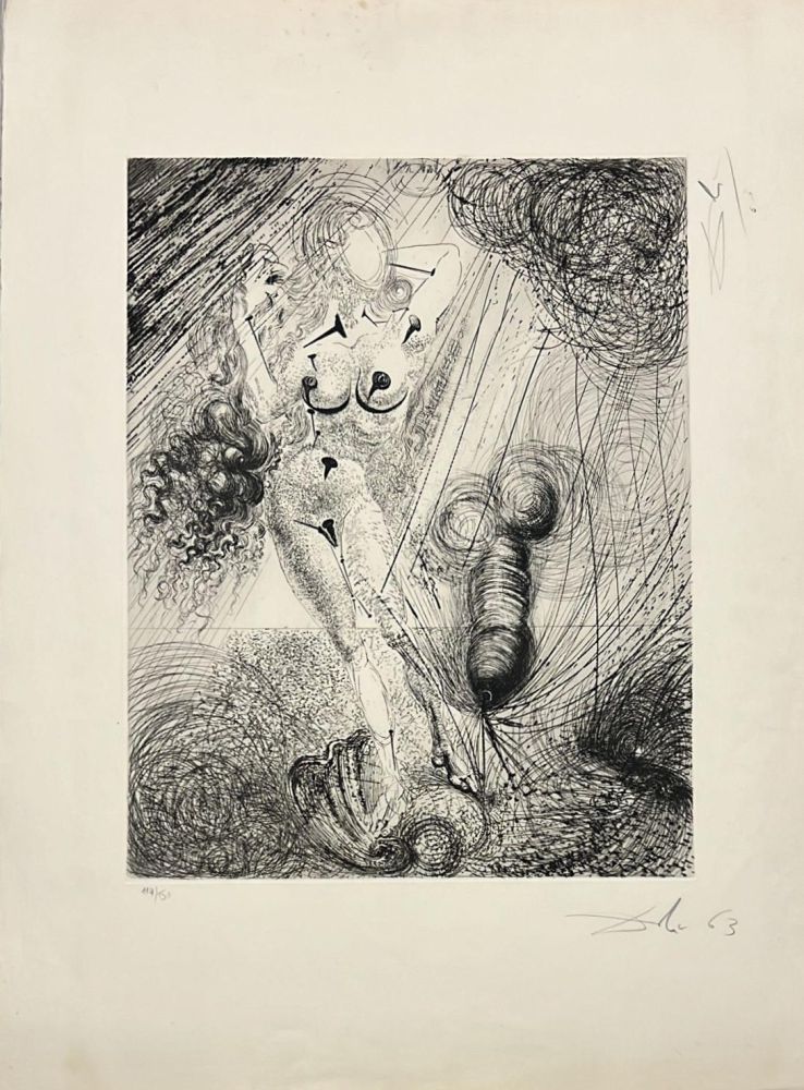 Lithographie Dali - Aphrodite