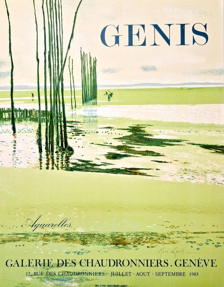 Plakat Genis - Aquarelles