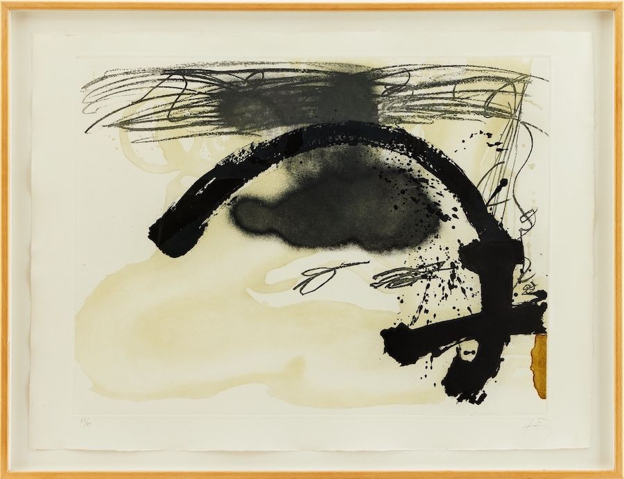 Radierung Und Aquatinta Tàpies - Arc I Creu