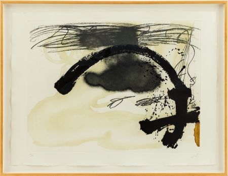 Radierung Und Aquatinta Tàpies - Arc I Creu