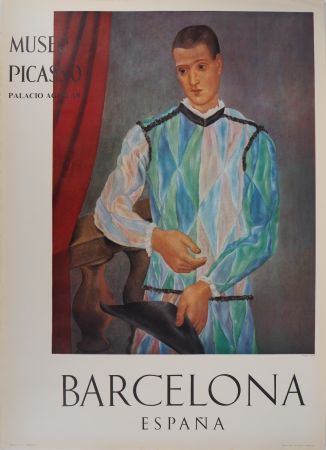 Illustriertes Buch Picasso - Arlequin