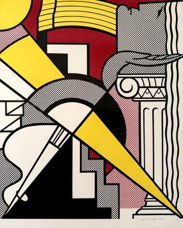 Lithographie Lichtenstein - Arrow and Column 