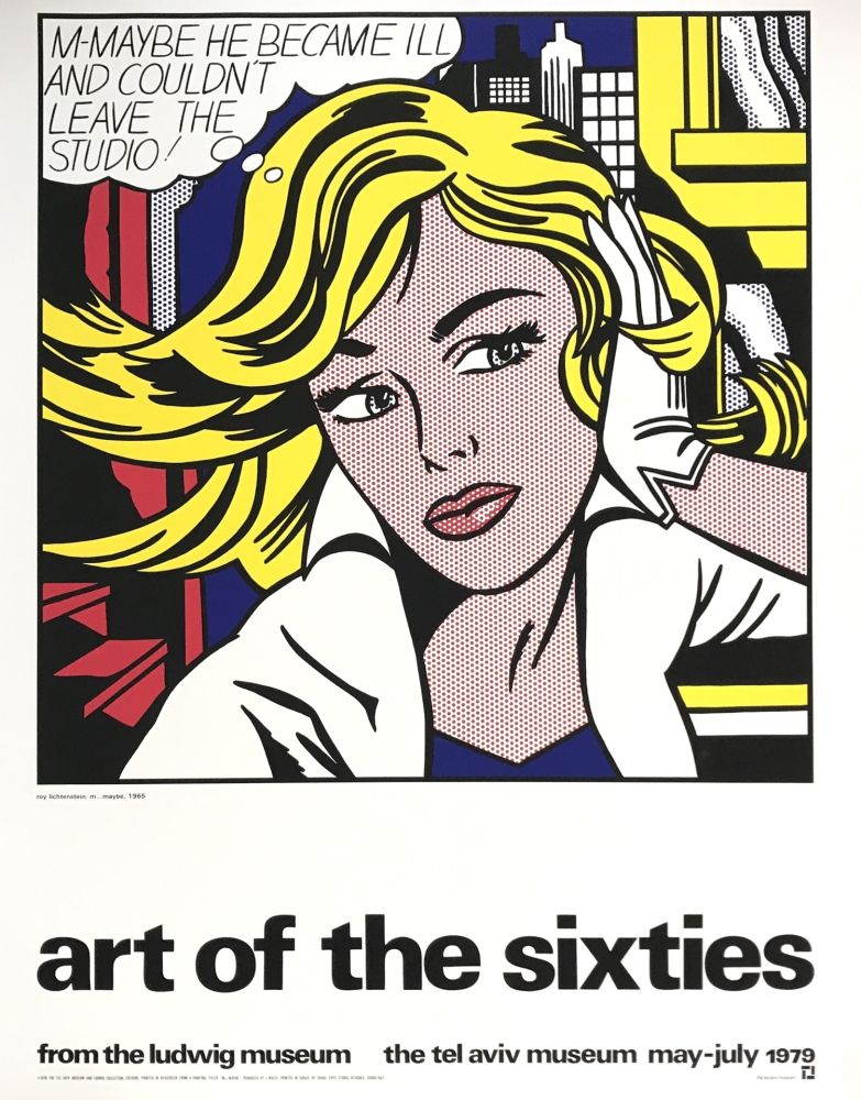 Siebdruck Lichtenstein - Art of the Sixties