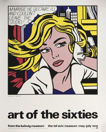Siebdruck Lichtenstein - Art of the Sixties 'M-Maybe'