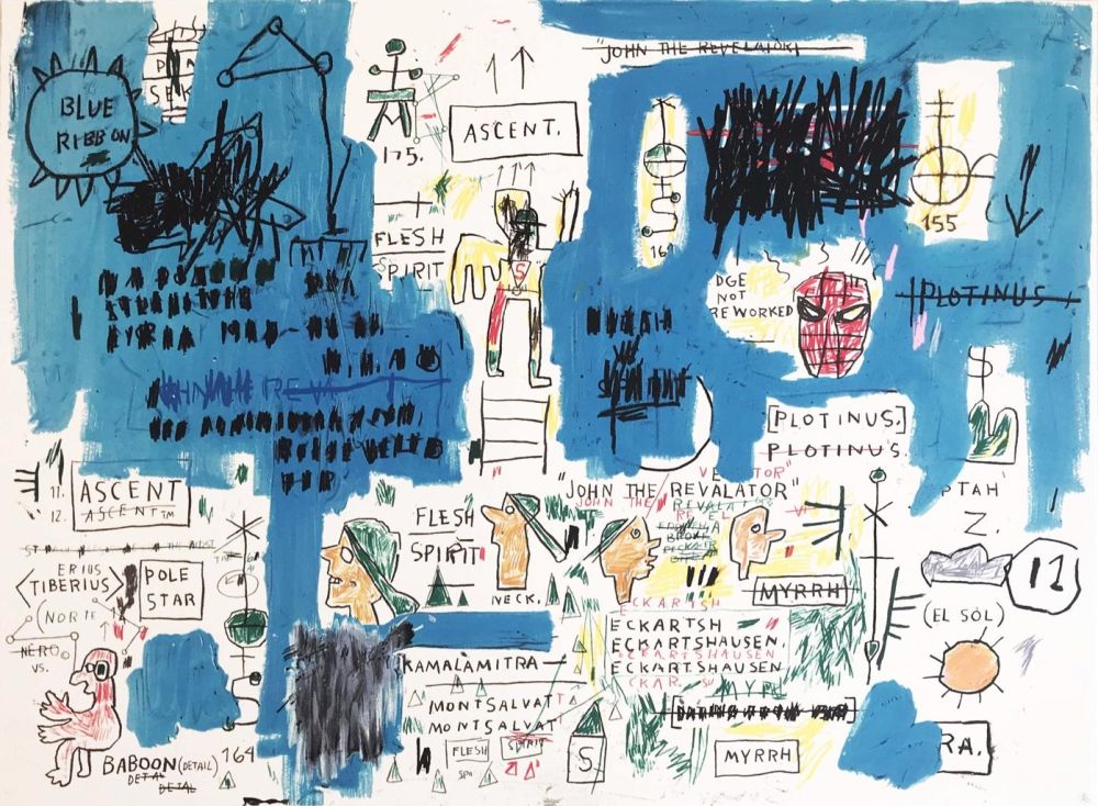 Siebdruck Basquiat - Ascent