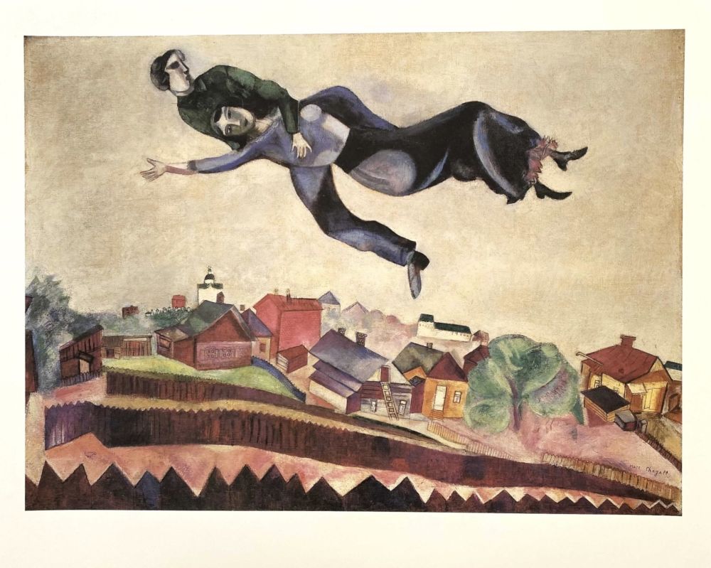 Plakat Chagall (After) - Au-Dessus De La Ville