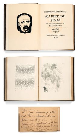 Illustriertes Buch Toulouse-Lautrec - AU PIED DU SINAÏ. Illustrations de Henri de Toulouse-Lautrec, avec suite [1898].