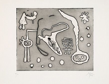 Radierung Und Aquatinta Miró - Aus 