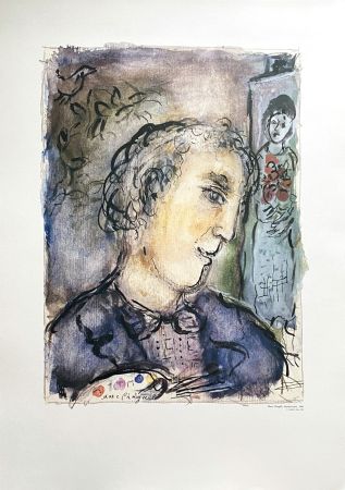 Plakat Chagall (After) - Autoportrait
