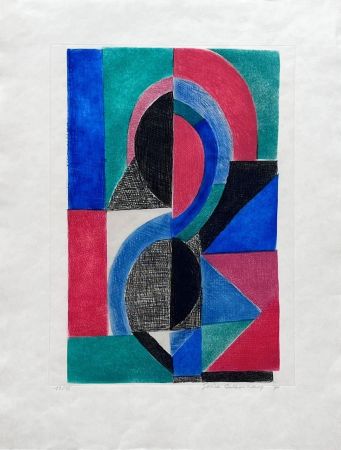 Radierung Und Aquatinta Delaunay - Avec moi-même 