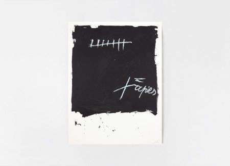 Lithographie Tàpies - AVL 110 