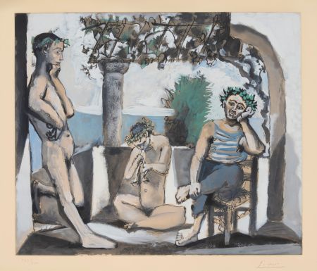 Aquatinta Picasso - Bacchanale