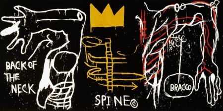 Siebdruck Basquiat - Back of the Neck