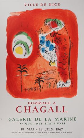 Illustriertes Buch Chagall - Baie des Anges, la sirène rouge