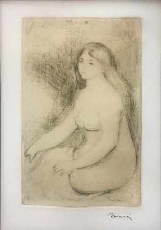 Stich Renoir - BAIGNEUSE ASSISE (D., S. 11)
