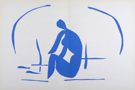 Lithographie Matisse (After) - Baigneuse dans les roseaux I, 1958