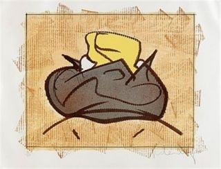 Lithographie Oldenburg - Baked potatoe with butter