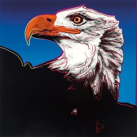 Siebdruck Warhol - Bald Eagle