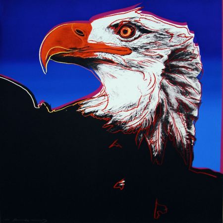 Siebdruck Warhol - Bald Eagle 296