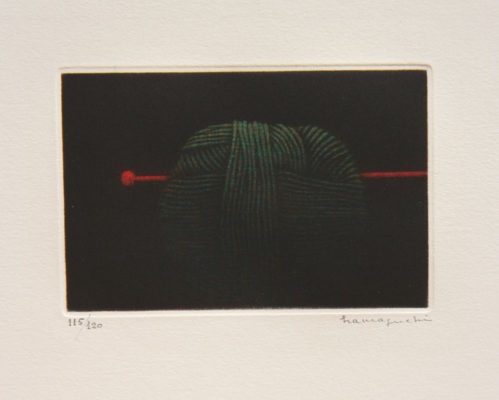 Mezzotinto Hamaguchi - Ball of Green Yarn 