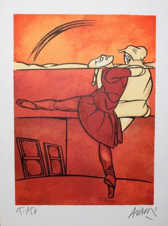 Lithographie Adami - Ballet, ca.