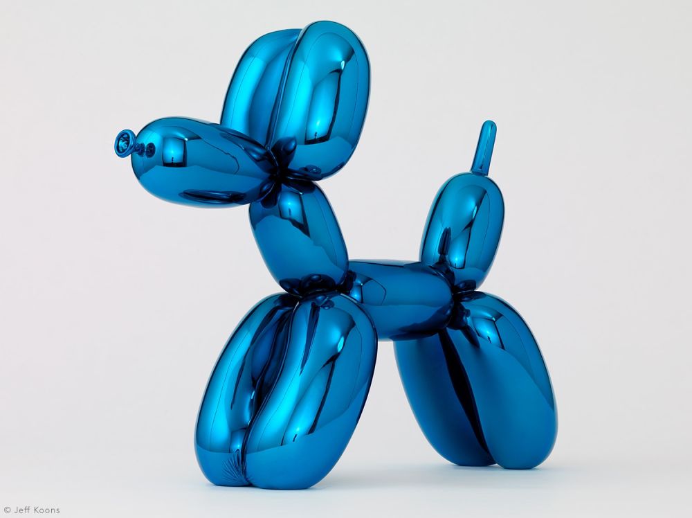 Keine Technische Koons - Balloon Dog (Blue) | Porcelain Edition