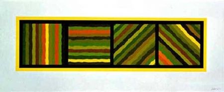 Keine Technische Lewitt - Bands Not Straight in Four Directions (yellow)