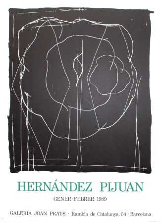 Lithographie Hernandez Pijuan - Barcelona-IV