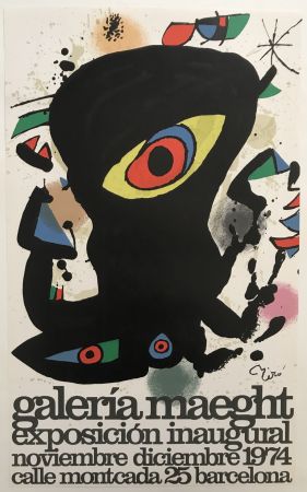 Plakat Miró - Barcelona / Exposicion inaugural Galeria Maeght