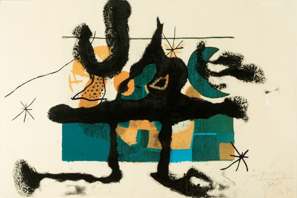 Radierung Und Aquatinta Miró - Barcelona, plate I