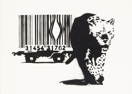 Siebdruck Banksy - Barcode