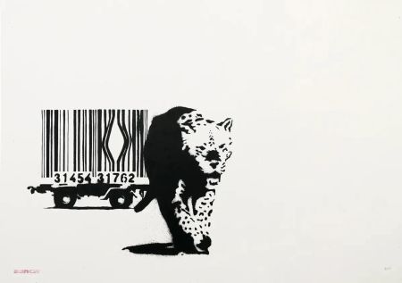Siebdruck Banksy - Barcode