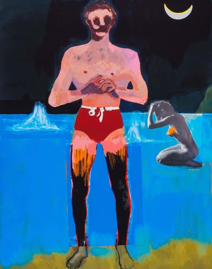 Siebdruck Doig - Bather for Secession