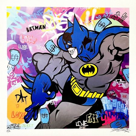 Lithographie Fat - Batman