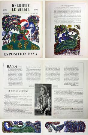 Illustriertes Buch Baya - BAYA. 6 lithographies en couleurs (Derrière le Miroir pour l'exposition de 1947 à la Galerie Maeght).