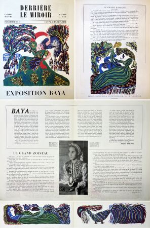 Illustriertes Buch Baya - BAYA. 6 lithographies en couleurs (Derrière le Miroir pour l'exposition de 1947 à la Galerie Maeght).